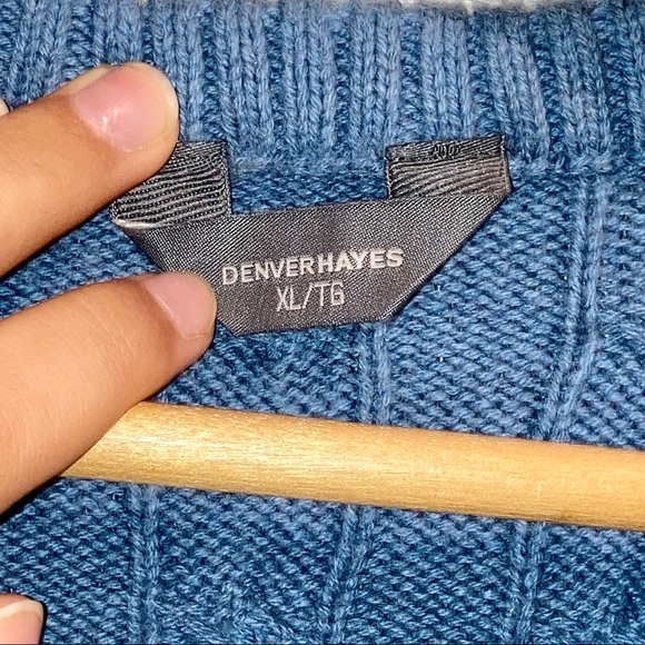 Blue Knit Crew Neck - Picture 3 of 3